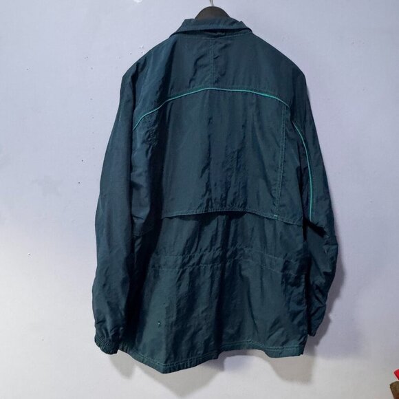 Reebok Blue/Green Windbreaker vintage 90's streetwear size small ladies - Picture 5 of 6